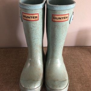 Girls hunter rain boots